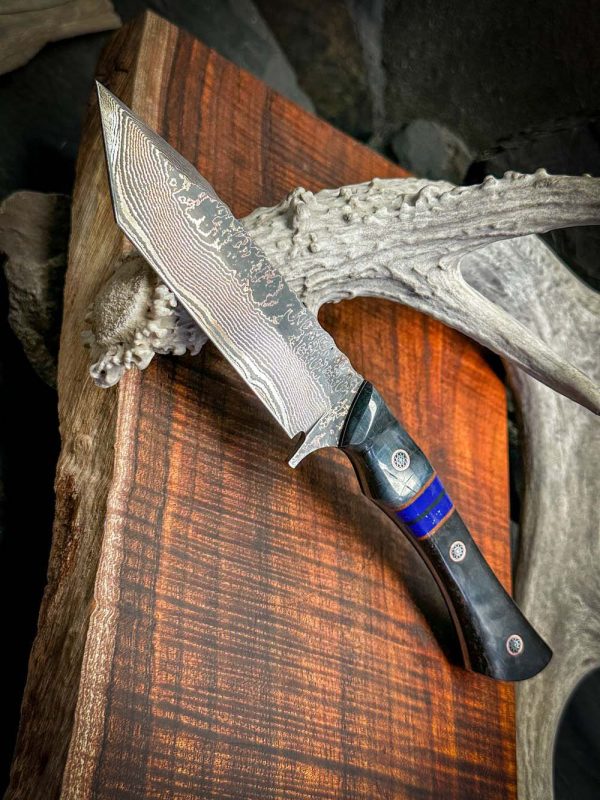 hunting knife, chef knife, hunting knife usa, handmade hunting knife, hunting knife under 100$, best hunting knifes, hunter knifes, buck hunting knifes, benchmade hunting knifes, cutco hunting knifes, hunting knifes, hunter dual knife set, hunting knives, best hunting knives, hunting knives for sale, good hunting knives, the hunted knives, The Copper Damascus Mini GZAK Knife (Grizz-Alaskan)